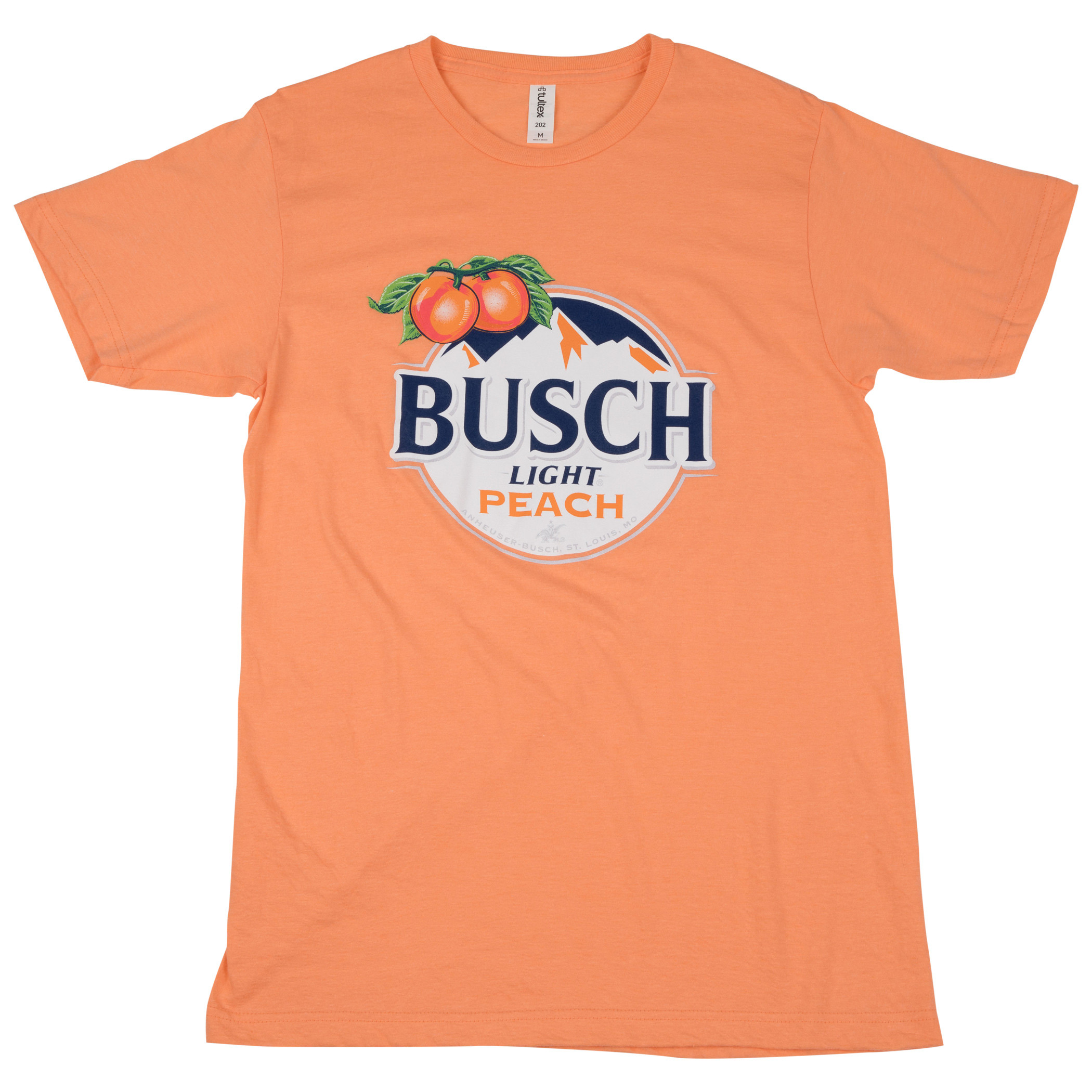 Busch Light Peach Logo Orange Colorway T-Shirt